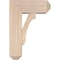 Ekena Millwork Imperial Craftsman Smooth Bracket w/ Offset Brace, Douglas Fir, 7 1/2"W x 18"D x 26"H BKT0806X18X26IMP04SDF - alternate 4